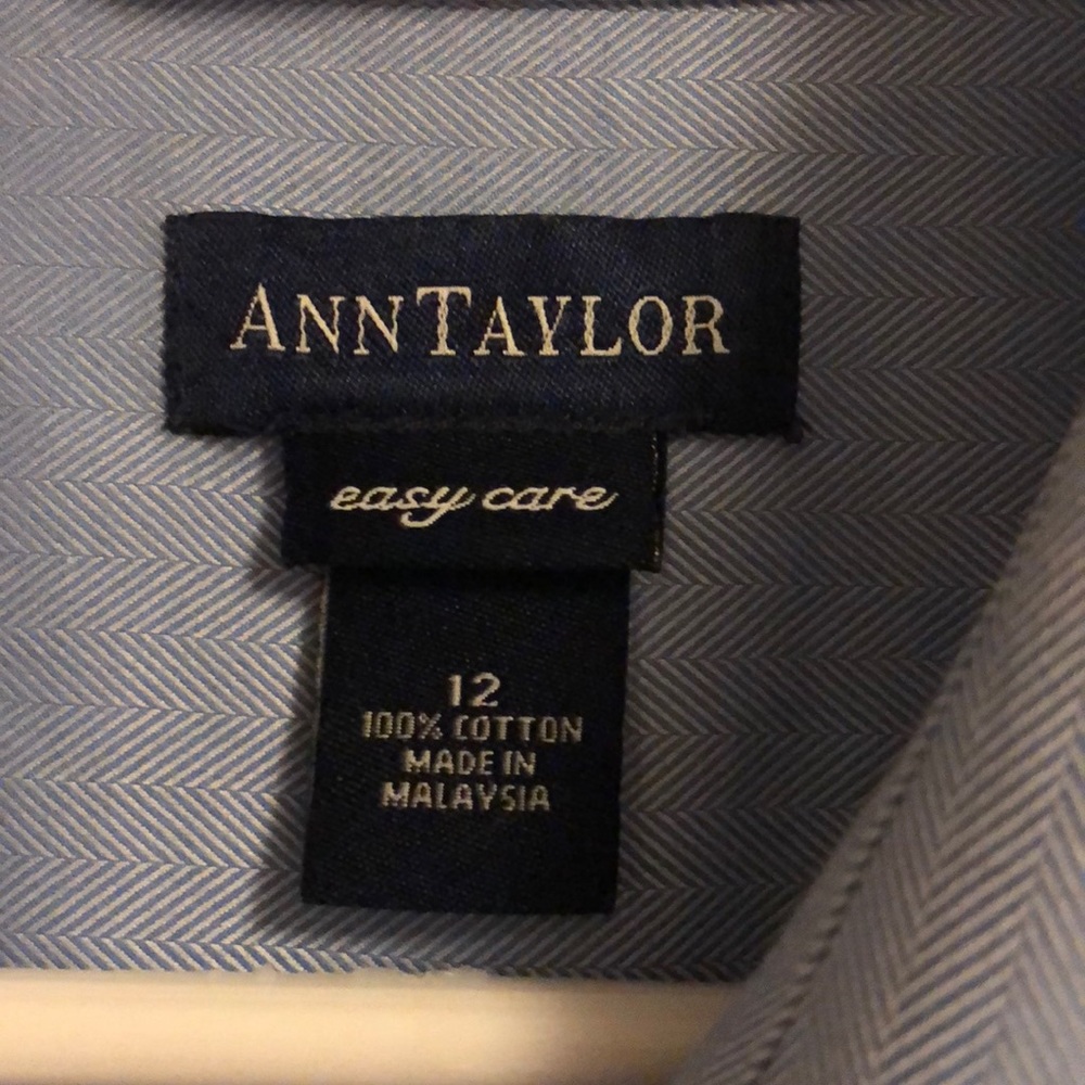 Blue, Machine Washable, Button Down Shirt - image 3